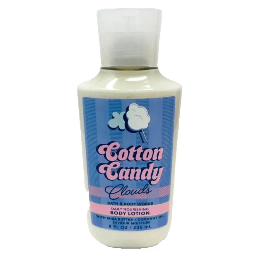 BATH & BODY WORKS COTTON CANDY CLOUDS DAILY NOURISHING BODY LOTION 8‎ FL OZ NEW
